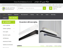 Tablet Screenshot of greentechco.com